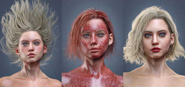 Grace Ashcroft Genesis 8/8.1 Face maps + makeup